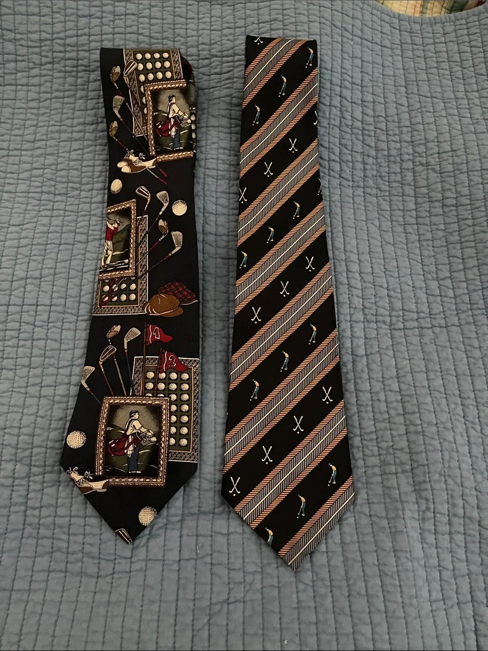 Two Golf-Themed Ties